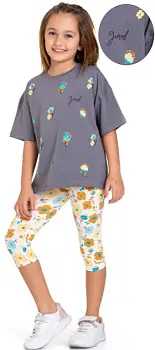 Детский костюм для девочки с бриджами (5-8 лет)