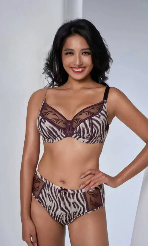 Бюстгальтер женский с принтом (р-р 80D - 100D)