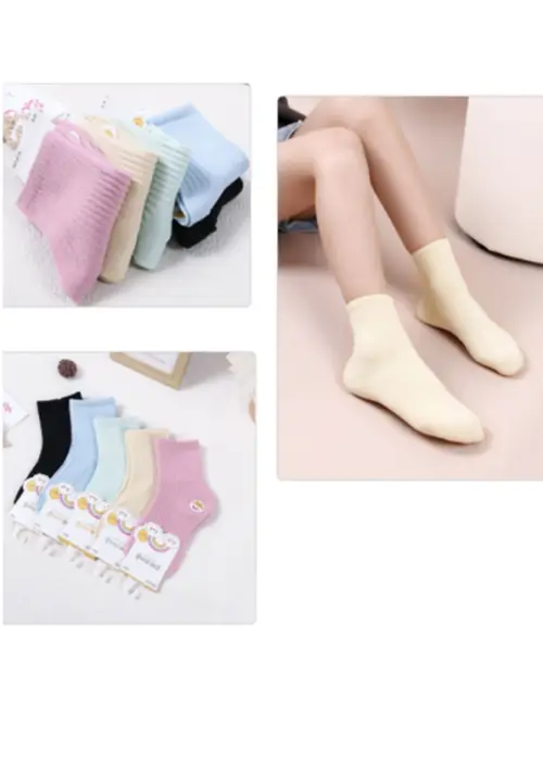 Носки детские однотонные (3-12 лет)