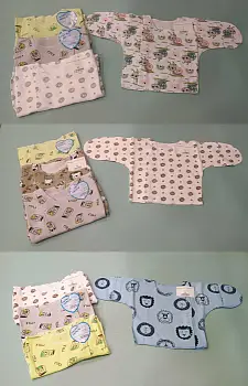 Распашонка с царапками для новорожденных р-р 56-62