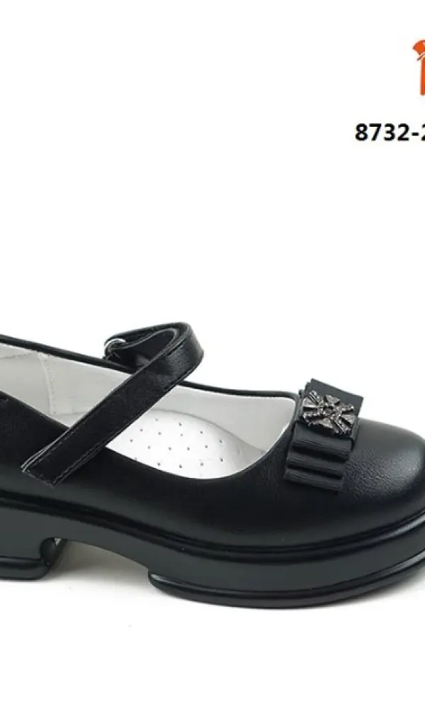 Туфли школьные черные на девочку ( р-р 26-31)