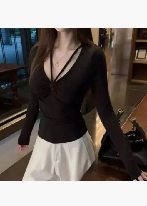 Лонгслив облегающий женский (р-р единый 42-46)