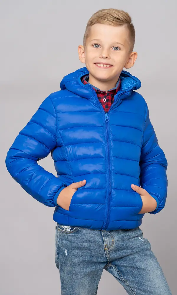 Куртка для мальчика, утеплённая. (Однотонная) От 9 до 12 лет
