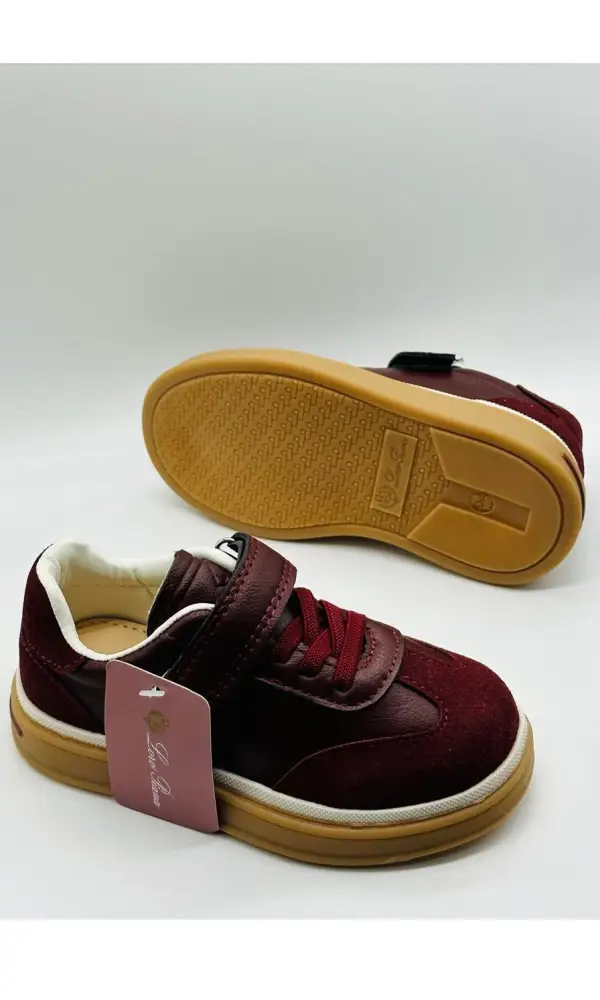 Кроссовки детские на липучке замшевые р-р 26-30