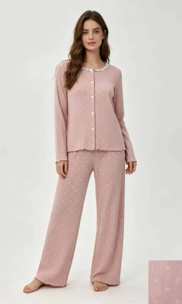 Комплект домашний рубашка и брюки женский (р-р S-XL)