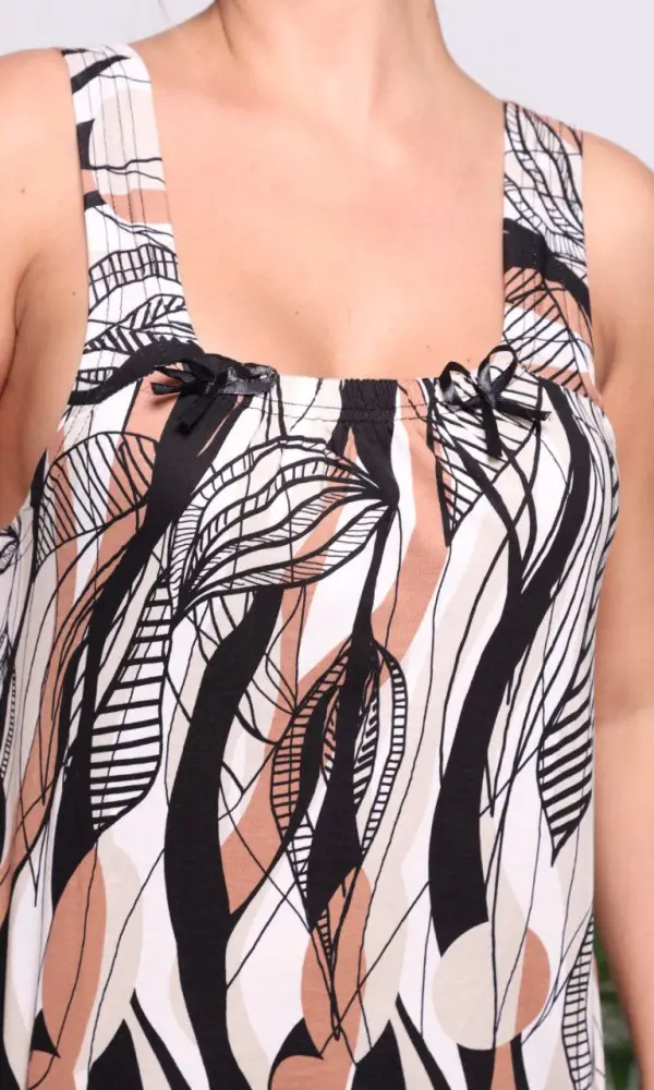 Сорочка на широких бретелях р-р 48-56