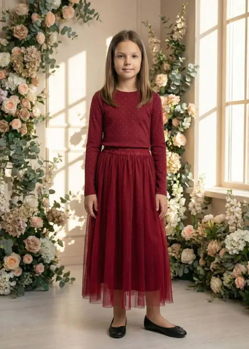 Платье с юбкой-пачкой для девочки р-р 34-42