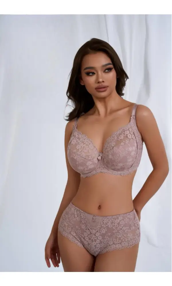 Кружевной бюстгальтер женский (р-р 80-100Е)