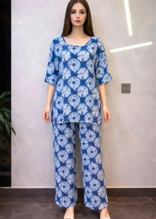 Комплект домашний брючный женский (р-р 54-60)