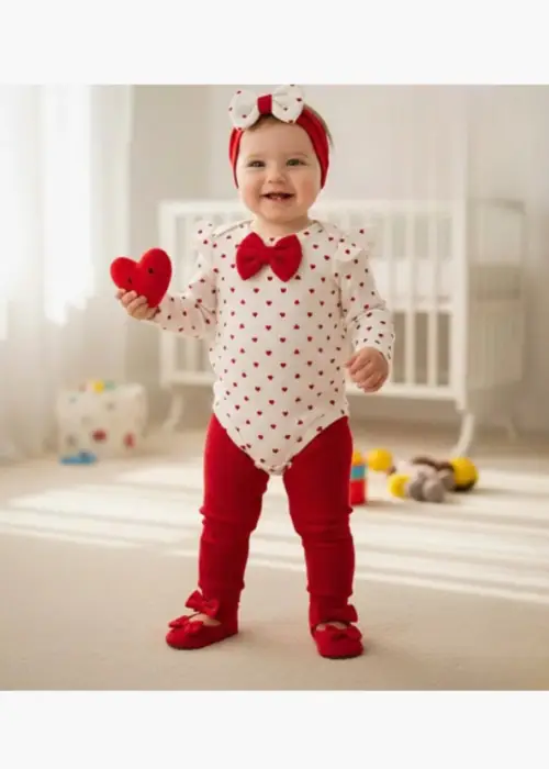 Костюм тройка для девочки: боди-повязка-штанишки (р-р 62-80)