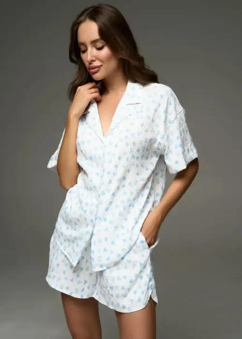 Пижама с шортами женская (р-р 42-50)