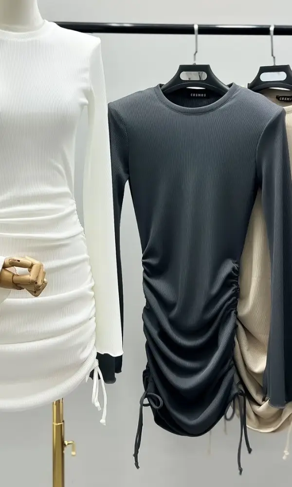 короткое женское платье из лапши (р-р 42-44)