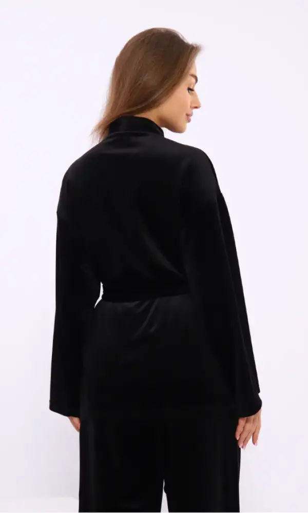 Костюм велюровый кимоно+палаццо р-р 42-52