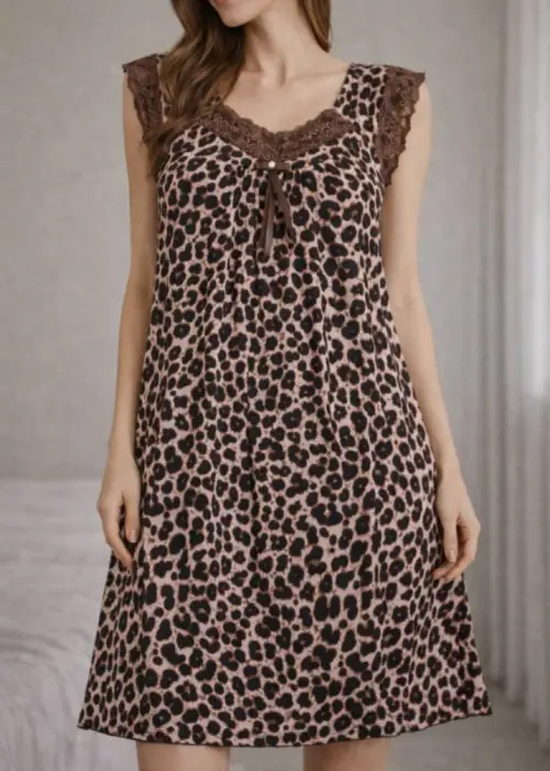 Ночная сорочка женская принт р-р 50-60