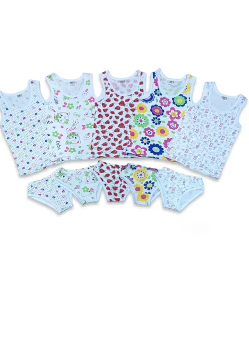 Комплект "Майка и трусы", с принтом (3-7 лет)