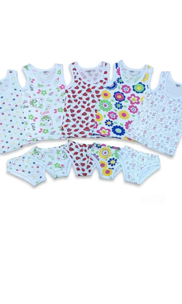 Комплект "Майка и трусы", с принтом (3-7 лет)