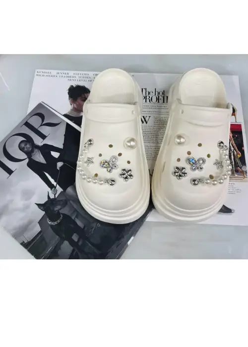 Резиновые сабо на платформе женские (р-р 36-41)