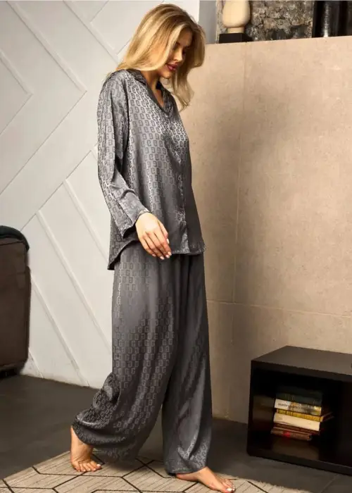 Пижама "Шелк", однотонная, женская (р-р 44-48)