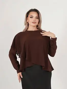 Блузка женская шифоновая р-р 48-54