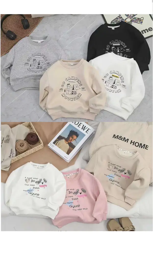 Толстовка-свитшот на мальчика и девочку , принт (р-р 90-130)