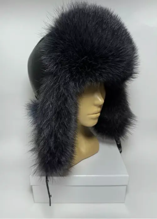 Шапка ушанка меховая мужская р-р 54-58