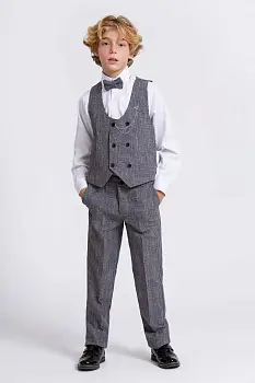 Костюм праздничный с жилетом для мальчика р-р 5-8 лет