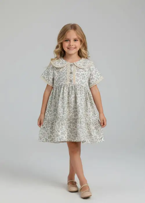 Платье муслиновое для девочки р-р 28-30-32-34