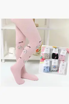 Колготки с принтом для девочки (р-р 86-116)