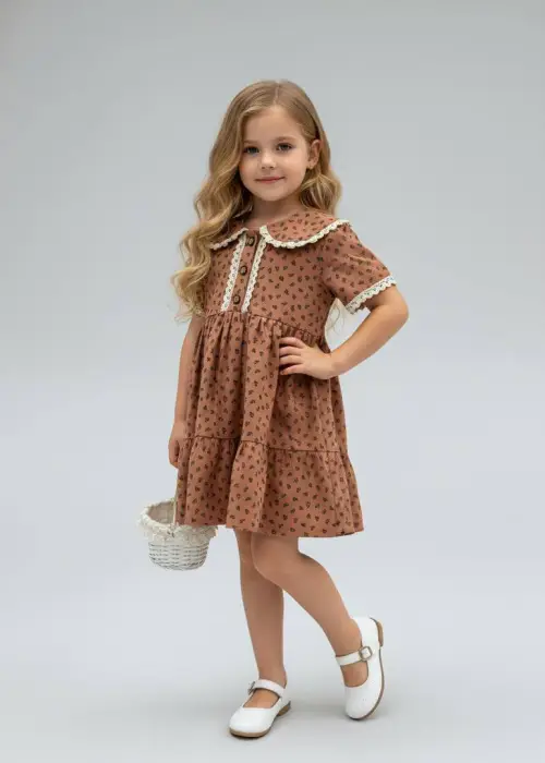 Платье муслиновое для девочки р-р 28-30-32-34