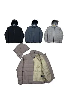 Куртка демисезонная со съёмным капюшоном мужская (р-р XS-XXL)