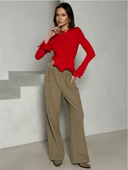 Лонгслив с воланами женский р-р 42-44