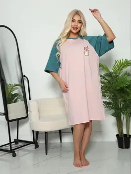 Туника- платье домашняя женская (р-р 50-60)