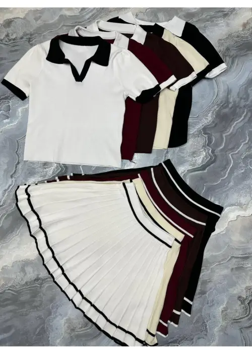 Костюм поло с юбкой р-р 42-50