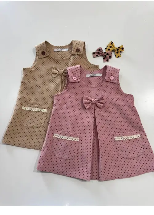 Платье- сарафан вельветовый для девочки (р-р 24-30)