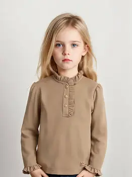 Кофточка с рюшами для девочки (р-р 98-122)