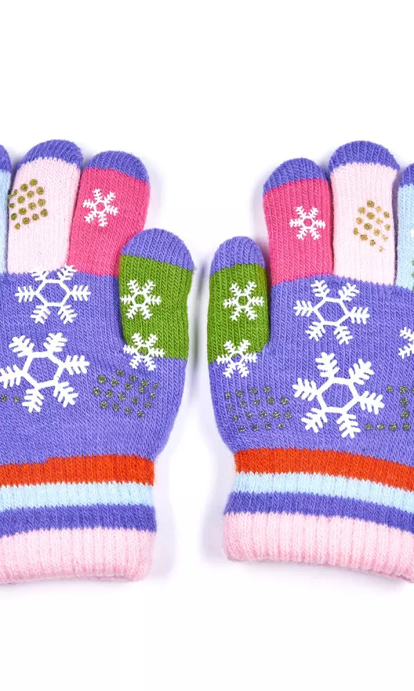 Перчатки для девочки одинарные 2-5 лет