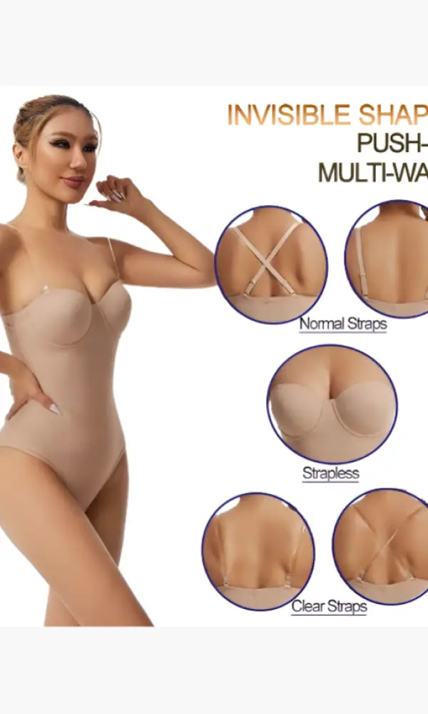 Корректирующее боди женское (р-р M-2XL)