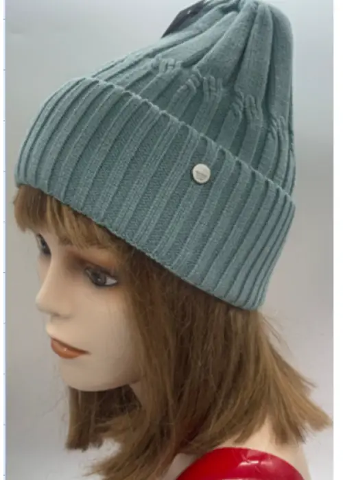 Шапка осенняя-весенняя женская вязаная (р-р 55-58)