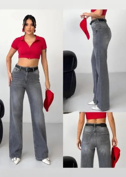 Джинсы палаццо широкие женские (р-р 25-30)