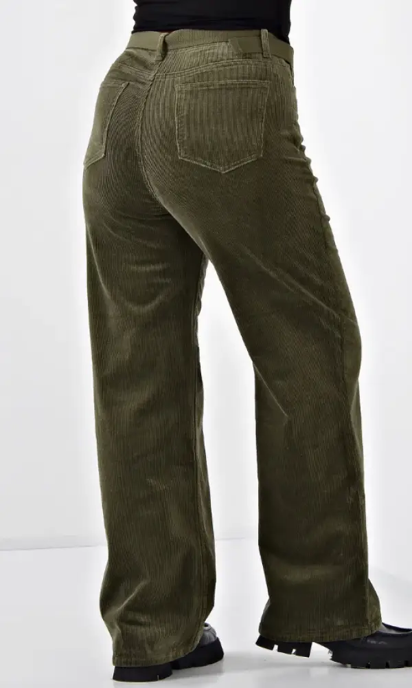 Брюки вельветовые широкие женские (р-р 28-33)