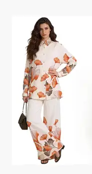 Костюм брючный с принтом женский (р-р M-XXL)