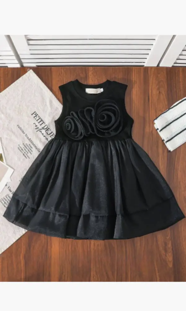 Платье нарядное без рукавов для девочки (р-р 98-122)