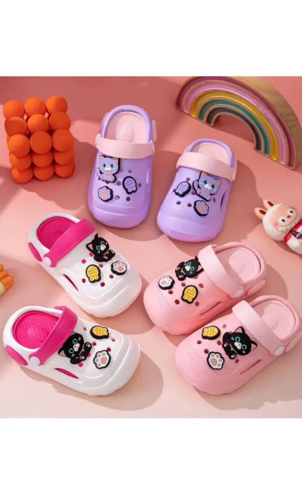 Сабо детские с украшениями р-р 24-29