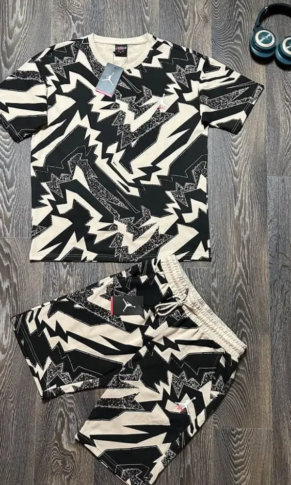 Костюм мужской с шортами , вышивка ( р-р 46-54)