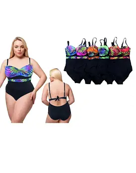 Купальник женский слитный на завязках р-р 48-56