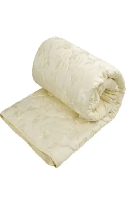 Одеяло "Хлопок" с шелковым наполнителем, облегченное 2-спальное. Окантовка, стразы (180х215 см)