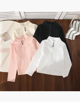 Толстовка тонкая без капюшона для девочки (р-р 116-140)