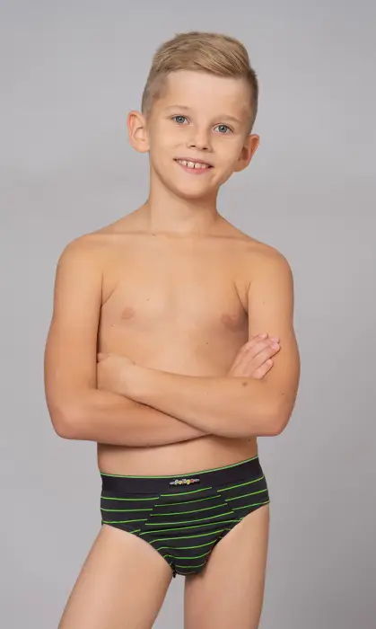 Плавки-трусы детские для мальчика, с принтом (9-16 лет)