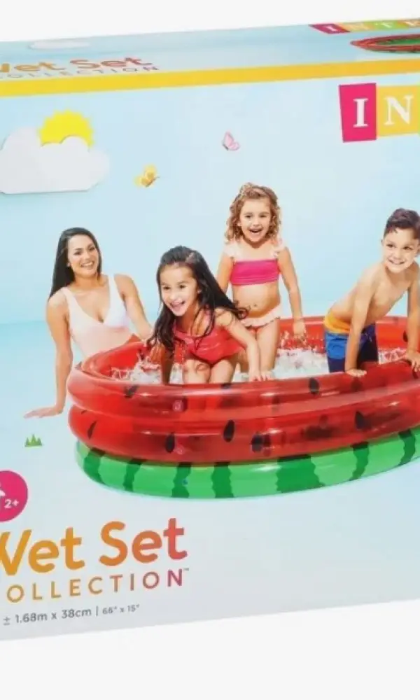 Бассейн детский яркий 168*38