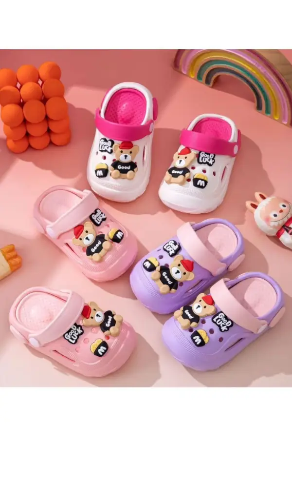 Сабо детские с украшениями р-р 30-35